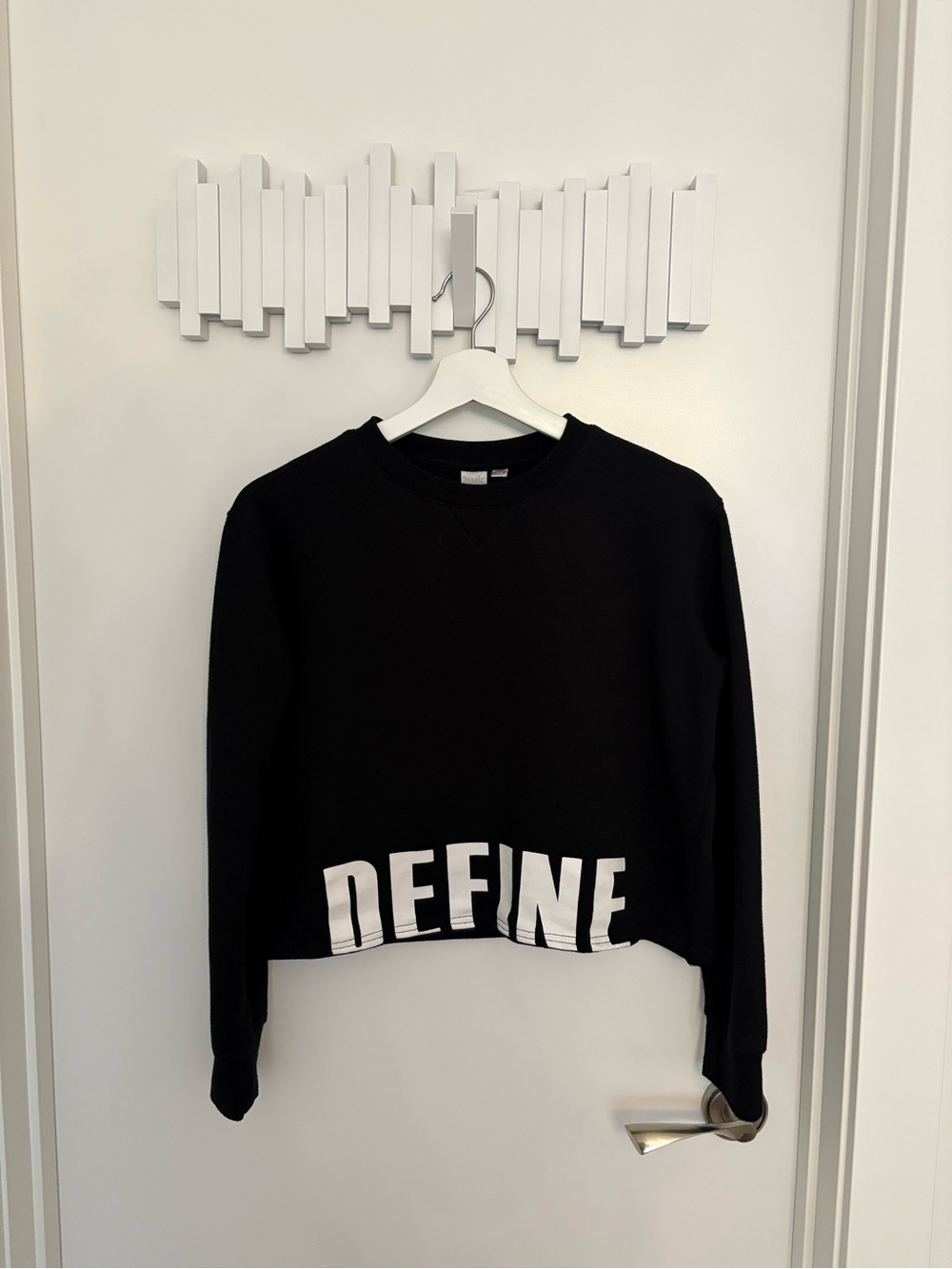 Simons Twik Black 'DEFINE' Crewneck Sweatshirt